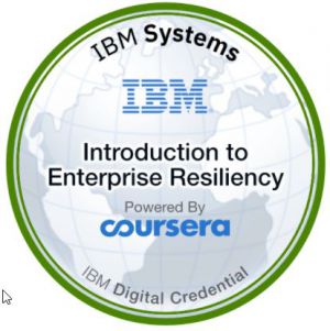 Introduction to Enterprise Resiliency exam