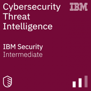 Cybersecurity Threat Intelligence Intermediate bagde